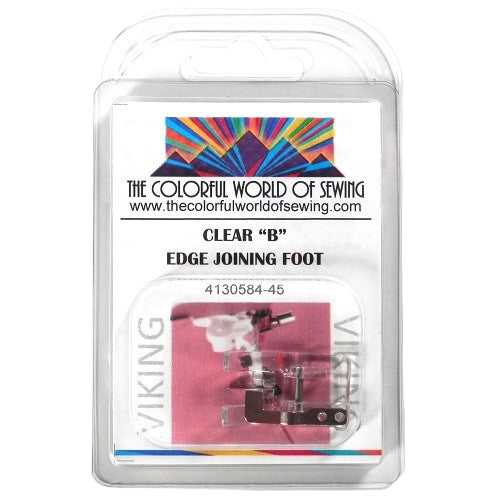 Husqvarna Viking Clear B Edge Joining Foot packaged