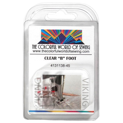 Husqvarna Viking Clear Foot "B" packaged