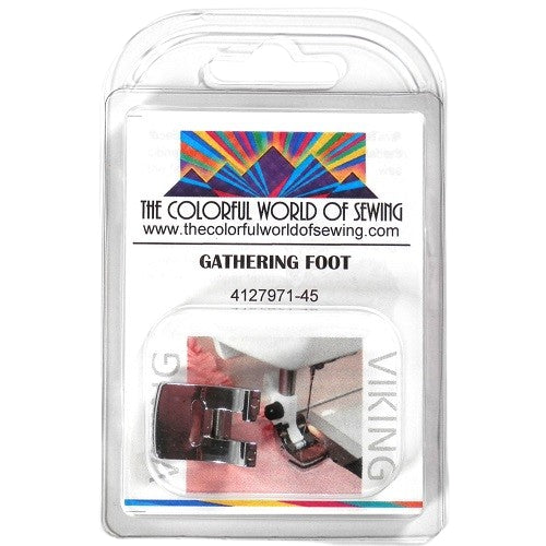 the Husqvarna Viking Gathering Foot packaged