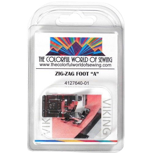 The Husqvarna Viking Zig-Zag Foot "A" packaged