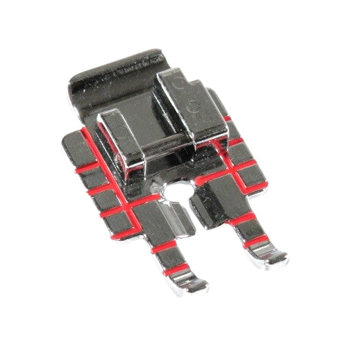 close up of the husqvarna viking adjustable 1/4" foot