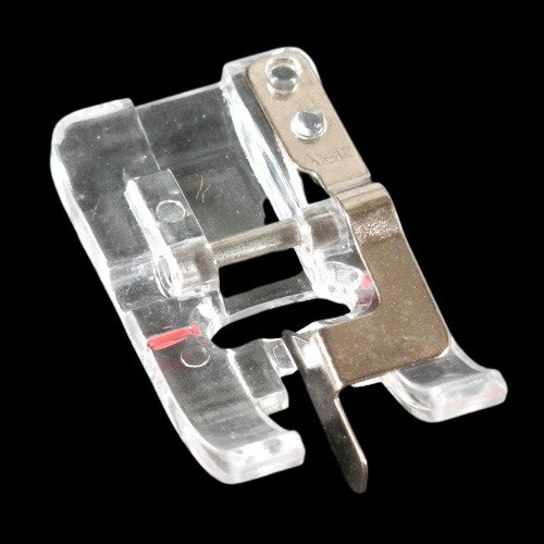 close up of Husqvarna Viking Clear B Edge Joining Foot