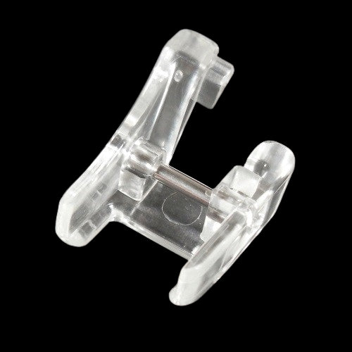 close up of The Husqvarna Viking Clear Open Toe Free Motion Foot