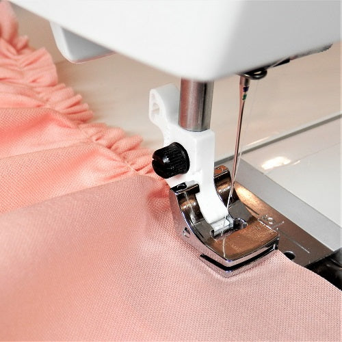 gathering a single layer with the Husqvarna Viking Gathering Foot
