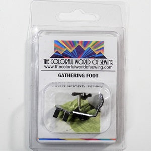 Gathering Foot for High Speed Straight Stitch Machines