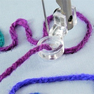 Free Motion Couching Foot Set for Bernina
