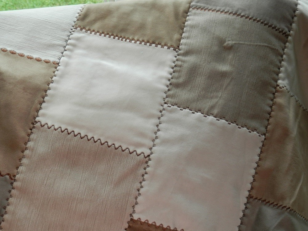 BROWN VELVET Home Decorator Throw with Tassel Trim