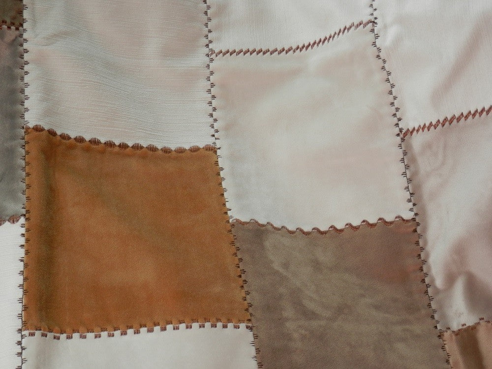 BROWN VELVET Home Decorator Throw with Tassel Trim