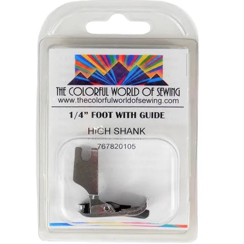 1/4" Screw On Foot for High Speed Straight Stitch Machines packaged