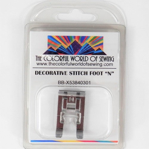 Brother/Baby Lock Decorative Stitch & Monogramming Foot "N"