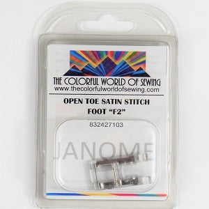 Janome Open Toe Satin Stitch Presser Foot "F2"