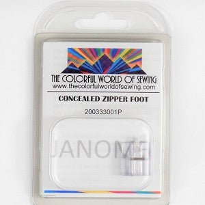 Janome Concealed/Invisible Zipper Foot