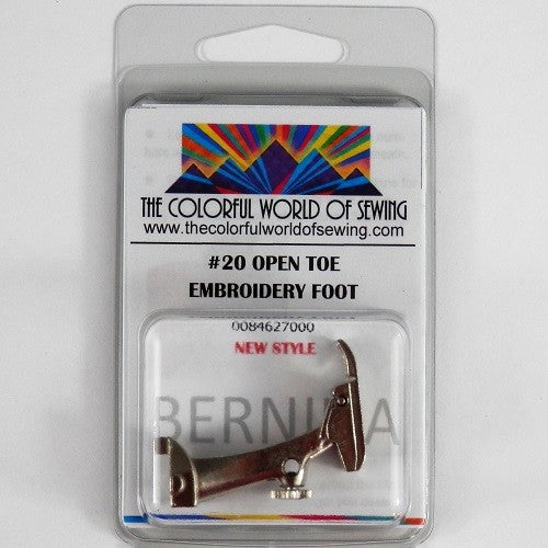 #20 Open Toe Embroidery Foot for Bernina