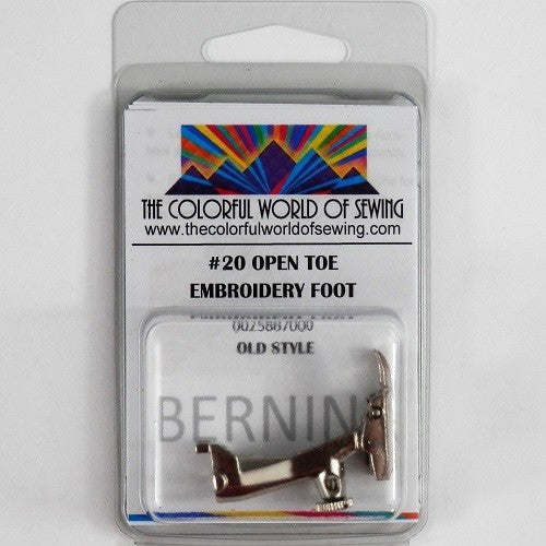 #20 Open Toe Embroidery Foot for Bernina