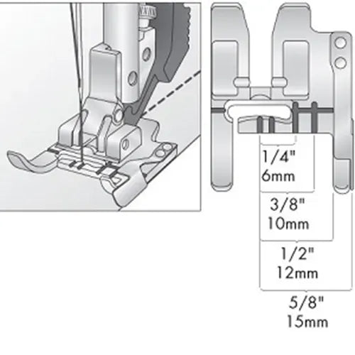 illustration of Pfaff Seam Guide Foot