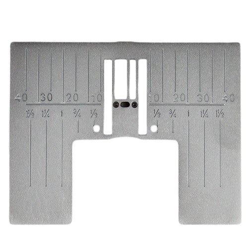 Husqvarna Viking Straight Stitch Needle Plate In Inches for Diamond, Brilliance, Ruby, Topaz, Sapphire, Opal