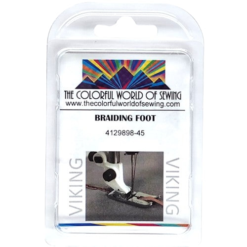 Husqvarna Viking Braiding Foot packaged