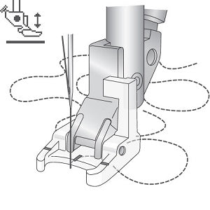 Pfaff Open Toe Sensormatic Free Motion Foot