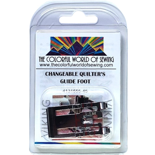 the the Husqvarna Viking Changeable Quilter's Guide Foot packaged