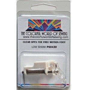 Free Motion Open Toe Foot for Bernina