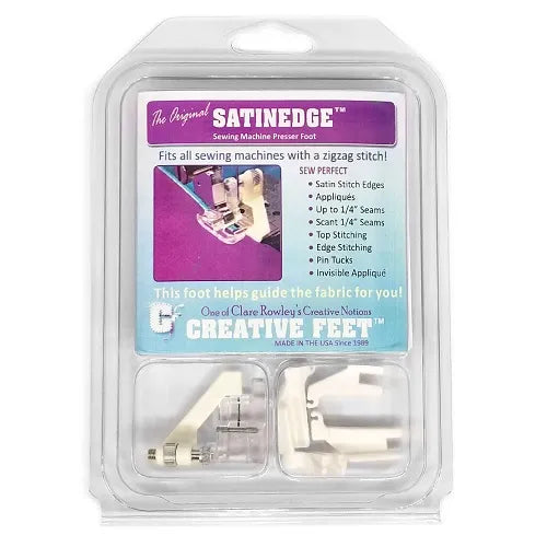 Satinedge Foot packaged