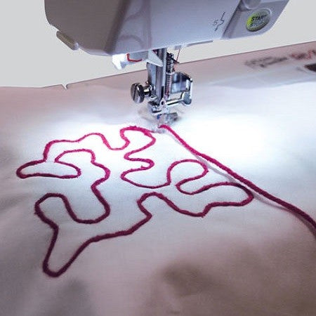 Janome Free Motion Couching Foot High Shank