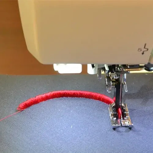 Janome Fringe Foot sewing