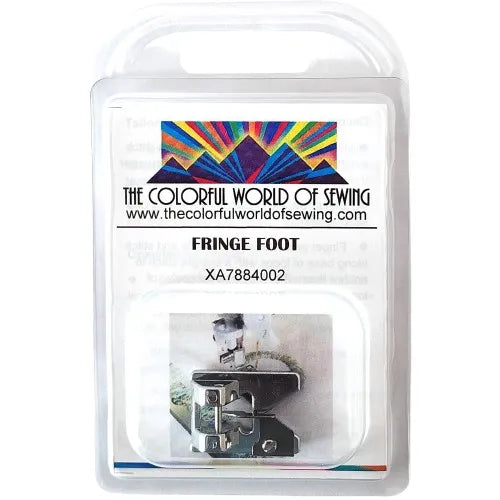 Bernette Fringe/Tailor Tack Foot packaged