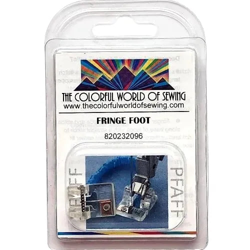 Pfaff Decorative Fringe Foot/Tailor Tack Foot packaged