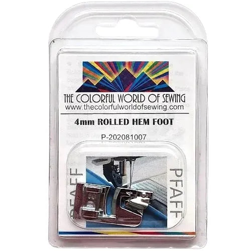 4mm Pfaff Rolled Hem Foot packaged