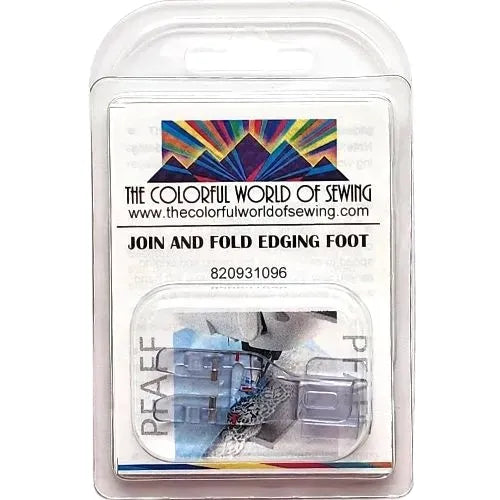 Pfaff Join and Fold Edging Foot packaged