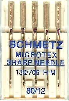 Schmetz Microtex/Sharp Needles