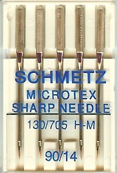 Schmetz Microtex/Sharp Needles
