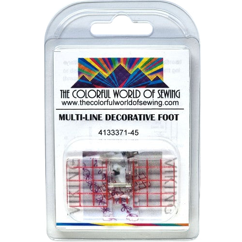 The Husqvarna Viking Multi-Line Decorative Foot packaged