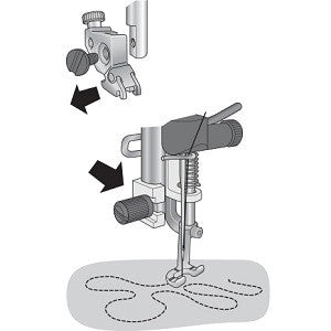Pfaff Open Toe Free Motion Spring Foot