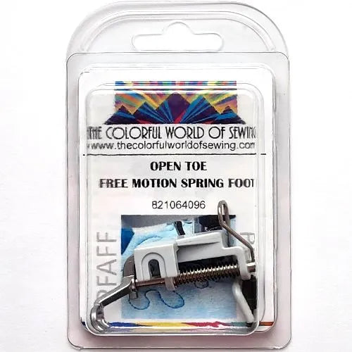 Pfaff Open-Toe Free-Motion Spring Foot packaged