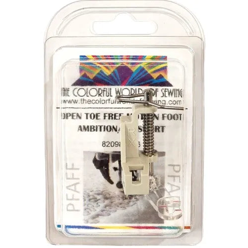 Pfaff Open Toe Free Motion Foot for Ambition/Passport packaged