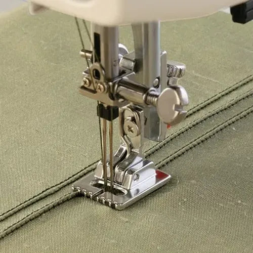 Janome Pintuck Foot sewing