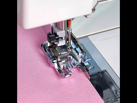 how to use the Changeable 1/4" Guide Sole for the Walking Foot With Interchangeable Soles