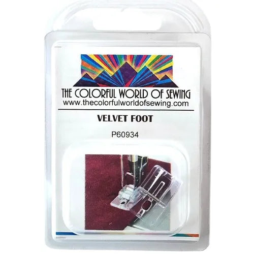 Velvet Foot for High Speed Straight Stitch Machines packaged
