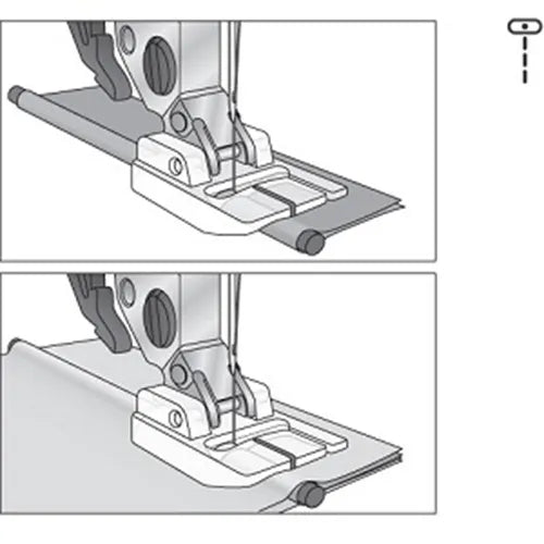 illustration of the pfaff welting foot