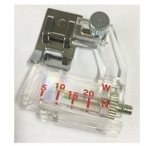 Adjustable Bias Tape Binder Foot for High Speed Straight Stitch Machines