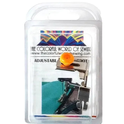 Adjustable Zipper Foot for High Speed Straight Stitch Machines packaged