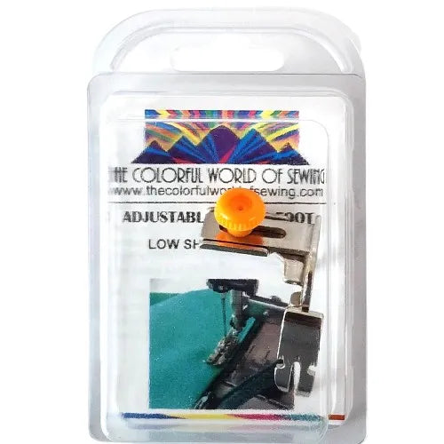 Brother/Baby Lock Adjustable Narrow Zipper/Straight Stitch Foot packaged