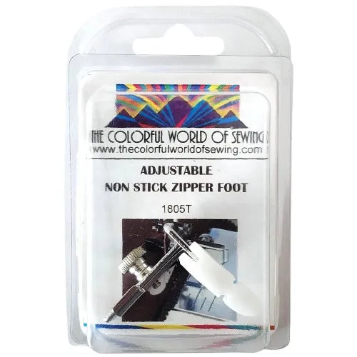 Janome Adjustable Non-Stick Zipper Foot packaged